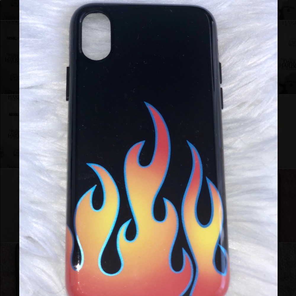 Velvet Caviar iPhone X Fire case